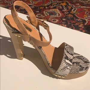 Snakeskin Heels